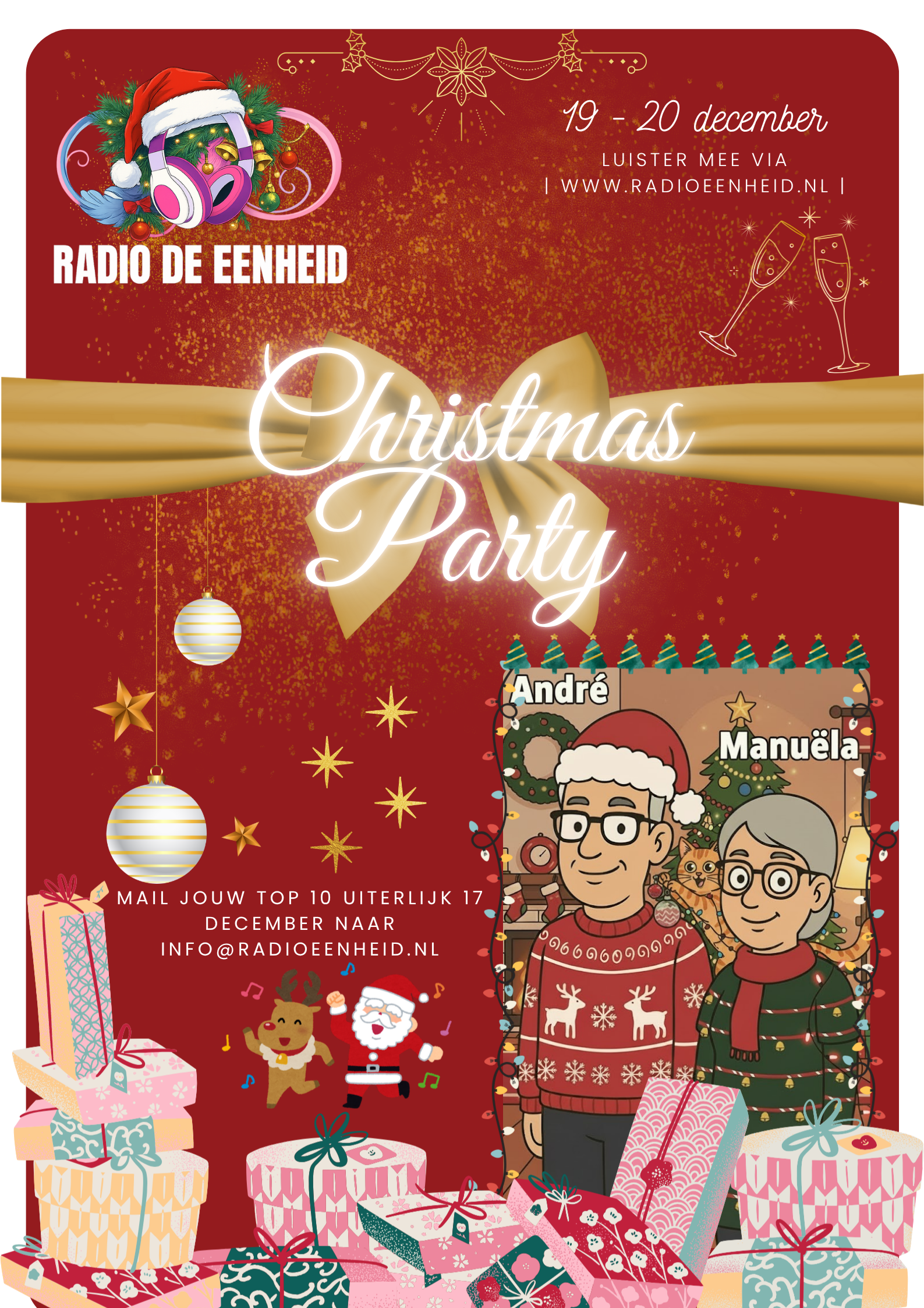 Kers radio de eenheid